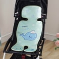 thumbnail image 2 of Magik Baby Stroller Liner Cooling Mat with Double-Layer Design, Blue, 2 Piece, 2 of 3