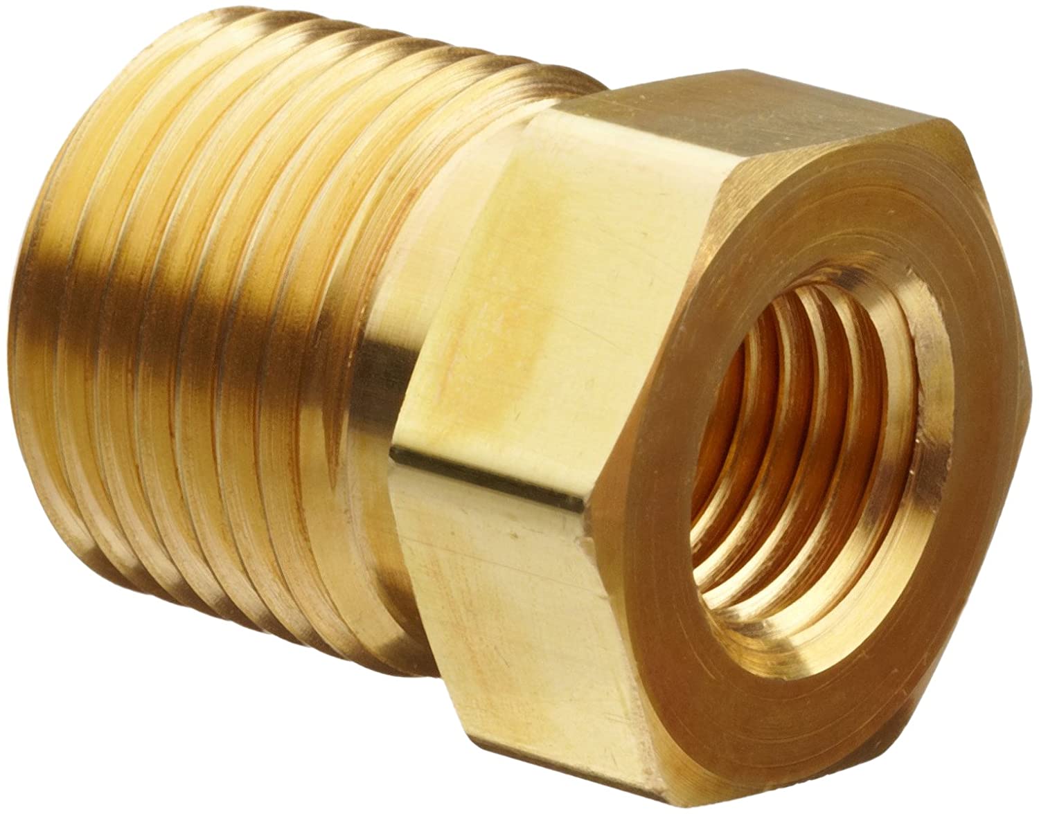 3//8/" NPT Brass Coupling New Parker