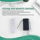 thumbnail image 3 of Universal Ceiling Fan Remote Control Kit Replacement, 6-Speed & Timing, Remote Replacement for DC Ceiling Fan Light-Yvan, 3 of 4