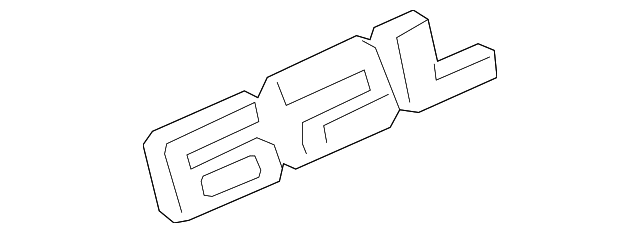 Genuine OE GM Nameplate - 84192174