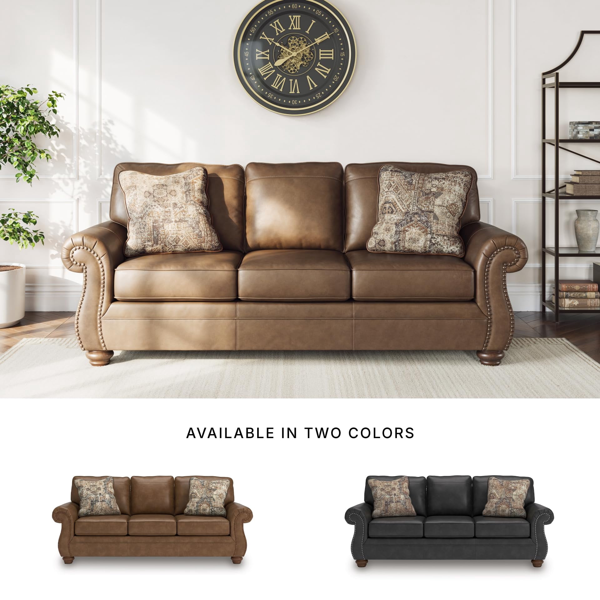Signature Design by Ashley Shadsburne Brown Sofa