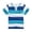 Sky Blue, variant on RTKFRFLM Boys Colorful Striped Tee Short Sleeve Casual Crewneck Cotton Top Orange 6-7 Years