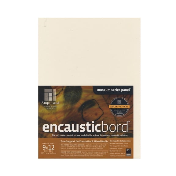 Encausticbord 9 in. x 12 in., 1/4 in., each (pack of 3)
