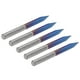 thumbnail image 3 of 5 unids 2 Flautas V Tip Grabado Bit End Mill 4mm Vástago Recta Talla Herramientas de Carpintería 4x0,4x20, 3 of 8
