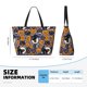 thumbnail image 4 of Fotbe Spooky Cats And Halloween Pumpkins Bolsa de Viaje para Playa - Resistente al Agua, Bolsa Tote de Gran Capacidad y Ligera con 7 Bolsillos para Mujeres y Hombres, 4 of 7