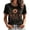 Black, variant on Halloween Shirts for Women Salem Broom Co Print Crew Neck Short Sleeve Trendy Loose Fit Halloween Tops Witch Moon Graphic Party Holiday Shirts Army Green 2XL