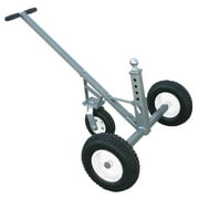 Tow Tuff Adjustable Solid Steel 800 lb Capacity Trailer Dolly w/ Caster (2 Pack)