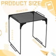 thumbnail image 2 of XILA Locker Organizer Shelf Stackable Extra Locker Shelf Storage Cabinet Accessories for School Office Home Gym Supplies,Black, 2 of 7
