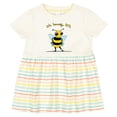 thumbnail image 3 of Inktastic Oh, Honey, No... Cute Bee Girls Baby Dress, 3 of 5