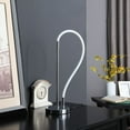 thumbnail image 3 of Izzovium Chrome Silver Desk Lamp, 20.25" LED Magnetic Tube Light, 8W Integrated Bulb, UL Listed, 3 of 4