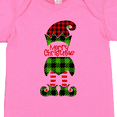 thumbnail image 4 of Inktastic Merry Christmas Elf in Red and Green Plaid Boys or Girls Baby Bodysuit, 4 of 5