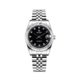 thumbnail image 1 of [START] Montre Automatique Mécanique pour Femme, Mode Décontractée, Montre pour Femme en Métal, Cadran en Zircon, Étanche, Fonction Date, 1 of 14