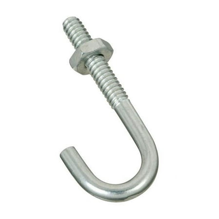 UPC: 0038613228887 | National Hardware Zinc-Plated Silver Steel 1-7/8 in. L J-Bolt 40 lb 1 pk