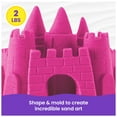 thumbnail image 4 of Kinetic Sand, 2lbs Pink Play Sand, Moldable Sensory Toys for Kids, Resealable Bag (Packaging May Vary), for Ages 3 and up, 4 of 9