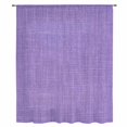thumbnail image 2 of Lavender Burlap Texture Sheer Curtains 84 Inches Long, Farmhouse Vintage Lavender Light Filering Curtains, Breathable Simi Curtain Privacy Drapes for Living Room Bedroom Lightweight Window Treatment, 2 of 9