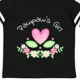 thumbnail image 4 of Inktastic Pawpaw's Girl Heart Flowers Girls Toddler T-Shirt, 4 of 5