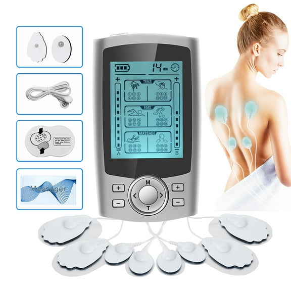 Dual Channel TENS EMS Unit 36 Modes Muscle Stimulator for Pain Relief Therapy, Electronic Pulse Massager Muscle Massager
