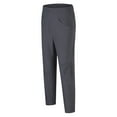thumbnail image 2 of QATAINLAV Daily Sales Clearance, Mens Casual Open Bottom Sweatpants Basic Long Joggers Pants with Pockets Solid Color Athletic Workout Running Sweat Pants Dark Gray L, 2 of 8