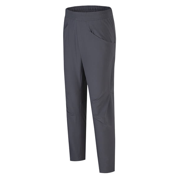 Paiwinds Men's Tapered Jogging Pants with Soft Stretchy Fabric, Elastic Waist, Adjustable Straps, and Ankle Zipper for Running, Sports, Training, and Casual Wear