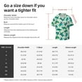 thumbnail image 5 of Sikiie Green Sea Turtle Men's Wrinkle Free Untucked Cuban Shirt Business Casual Button Down Shirts Short Sleeve ShirtSmall, 5 of 5