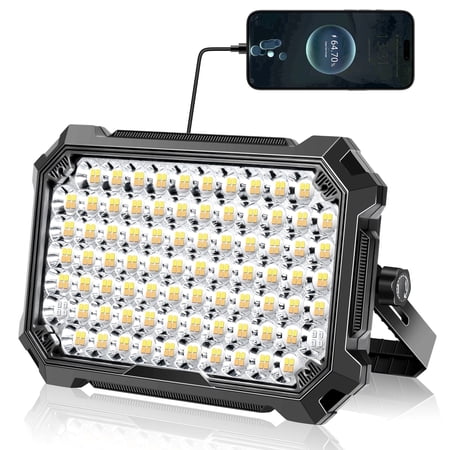 Cosjm 12000mAh Rechargeable 10000LM 320-LED Work Light .69