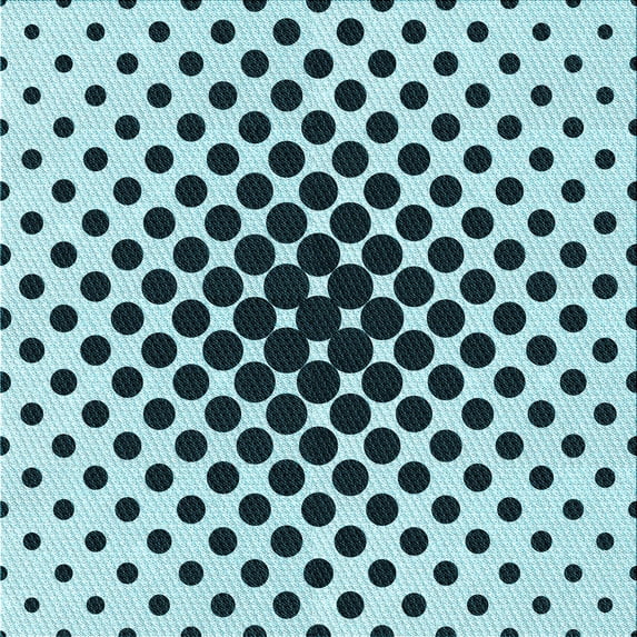 Ahgly Company Machine Washable Indoor Square Transitional Blue Jay Blue Area Rugs, 4' Square