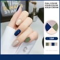 thumbnail image 2 of Pisexur Belleza Maquillaje Set de esmaltes de uñas en gel de 4 colores, color crema pudín, para principiantes.para mujeres y hombres, 2 of 3