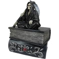 thumbnail image 3 of DWK Grim Reaper Decorative Gothic Decor Stash Box Jewelry Box with Lid - 8", 3 of 7