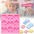 thumbnail image 2 of Yonrjhukm Puzzle Piece Silicone Molds for Making Chocolate Candy Gummy Jello Jelly Baking Cake Cookie Mini Soap Resin Wax Crayon Melt Puzzle Ice Cube Tray, 2 of 7