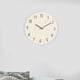 thumbnail image 5 of Reloj colgante redondo de movimiento silencioso con números de madera 3D, reloj de pared para Blanco, 5 of 8