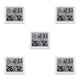 thumbnail image 2 of Injueey Digital LCD Automatic Electronic Home Clock Square Smart Hygrometer Supplies Bedroom Tester Shape Decor Temperature Type2, 2 of 6