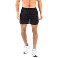thumbnail image 4 of Ramiter Shorts Men Mens Summer Leisure Peach Skin Waterproof Lace Up Pocket Hot Spring Holiday Beach Beach Pants Swimming Trunks Shorts Black,M, 4 of 5