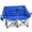 Blue, variant on ABORON Oversized Loveseat Camping Chair for Two with UPF 50+ Canopy Sun Shade, Portable Folding Canopy Camping Chair with Cup Holder & Side Pocket, Double Camping Chair for Outdoor Beach Lawn Picnic