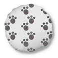 thumbnail image 1 of Coussin Rond à Empreintes de Griffes et de Pattes pour Chien, Coussin Décoratif pour la Maison, 1 of 3