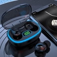 thumbnail image 1 of Auriculares inalámbricos Bluetooth 5.3 Txmfgh con pantalla LED y sonido de alta fidelidad: baja latencia, diseño ergonómico, ideales para la oficina y el deporte., 1 of 8