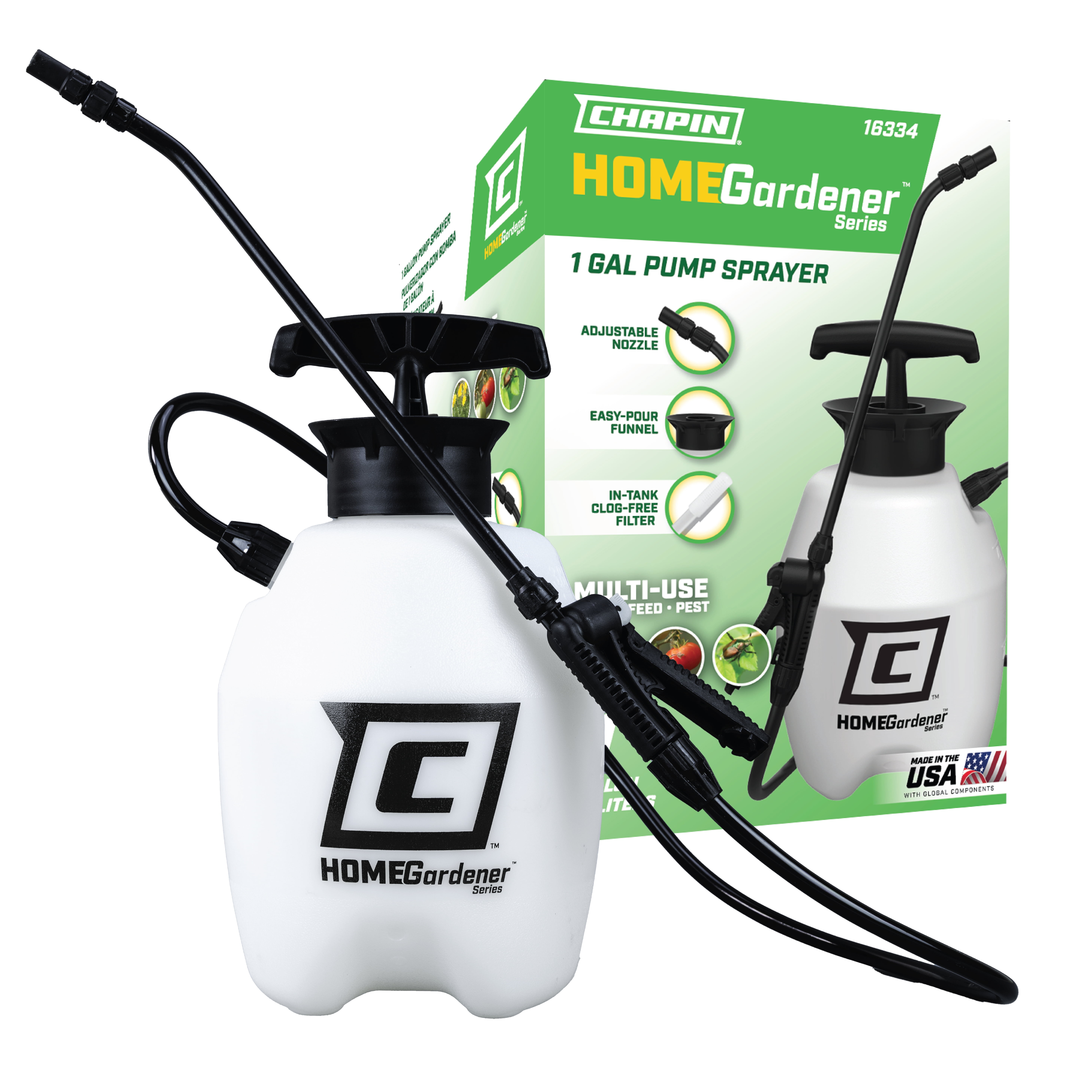 Chapin HomeGardener 16334 1-Gallon Multi-Purpose Lawn & Garden Sprayer