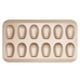 thumbnail image 2 of Fiudx Molde para Magdalenas, Antiadherente de Acero Al Carbono, Duradero y Fácil de Limpiar, con 12 Cavidades, Ideal para Hornear Magdalenas Francesas, Galletas y Galletas de Mantequilla, 24 X 39 Cm., 2 of 6
