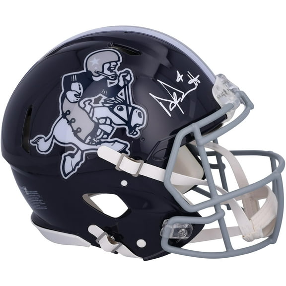 Dak Prescott Dallas Cowboys Autographed Cowboy Joe Speed Authentic Helmet - Fanatics Authentic Certified