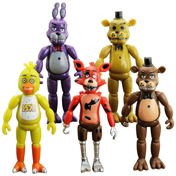 Figuras FNAF de 6 pulgadas Figura de anime Five Night At Freddy Bonnie Bear Foxy Modelo de PVC