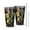 Black Colorful Flower, variant on 16oz Tumblers Black Colorful Flower Leaf Sunflower Pattern Stainless Steel Vacuum Insulated Double Wall Travel Tumbler Cups Mug with Lid and Straw,Cleaning Brush for Coffee,Tea