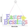 thumbnail image 4 of Cheapark Wooden Eggs Letters Flower Wall Hanging Door Hanging, 4 of 6