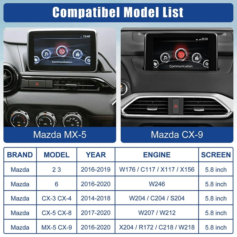 Mazda 2023 Upgraded CarPlay & Android Auto USB Retrofit Kit