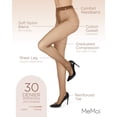 thumbnail image 3 of MeMoi Energizing Light Support Non-Control Top Pantyhose - Womens - Female (S, Nude), 3 of 7