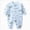 A5--Blue, variant on 0-3 Months Newborn One-Piece Jumpsuit Boys Home Wear Baby Cotton Warm Girls Fall Clothes Fall Pants Clothing Yellow Baby Gift