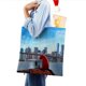 thumbnail image 4 of Clifford the Big Red Dog Bolso de tela con estampado de lienzo para mujer, bolsa de compras reutilizable y estética, con cremallera interior, regalo para mujer, 35 × 40 cm., 4 of 6