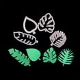 thumbnail image 4 of Lot de 4 emporte-pièces en forme de feuilles tropicales, pour décoration de gâteaux Luau, 4 of 4