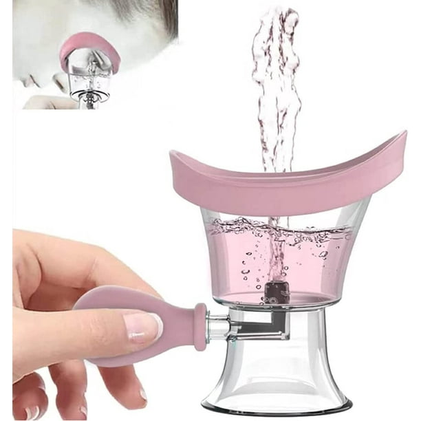 Eye Wash Cup,Eye Wash Cleaner Kit Silicon Manual Air Pressure Eye