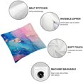 thumbnail image 6 of Ullo0ord Pink Blue Pillow Covers - Ink Texture Throw Pillow Cover Abstract Painting Pillow Cases Blue Cushion Cases Beautiful Blue Effect Home Decor, 6 of 7