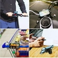 thumbnail image 6 of 360° Rotation Bike Phone Mount | Universal ABS Handlebar Smartphone Holder | Fits 4.0"-6.5" Screens | Secure Shockproof Elastic Bands | Easy Install | Motorcycle Stroller Compatible, 6 of 7