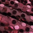 thumbnail image 6 of Efavormart 54" x 4 Yards - Payette Sequin Fabric Roll with Mesh Fabric Base for Event Decorations, Wedding Cake, Birthdays, Baby Shower - Burgundy, 6 of 11